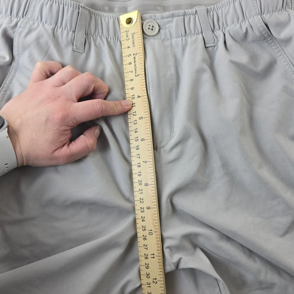 Rorie Whelan Golf Boys Gray Performance Shorts Size XXL 16 Elastic Waist‎ Casual